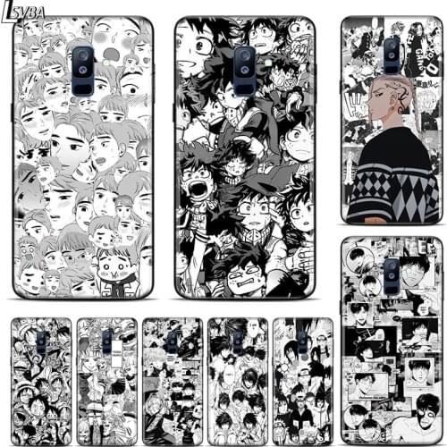 Fashion cartoon boy for Samsung Galaxy A9 A8 Star A750 A7 A6 A5 A3 Plus 2018 2017 2016 Black Phone Case Soft Cover