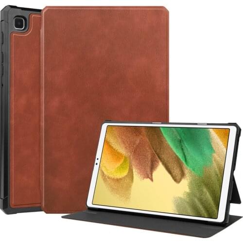 Case For Samsung Galaxy Tab A7 Lite 8.7 SM-T220 SM-T225 T220 Smart Cover Funda Tablet Silicone PU Leather Stand Shell Coque+Film