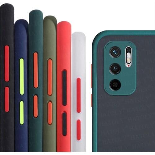 For Xiaomi Redmi Note 10 5G Case Redmi Note 10 Pro Max Cover Shockproof Soft TPU Bumper Matte Clear Slim Armor Back Phone Case