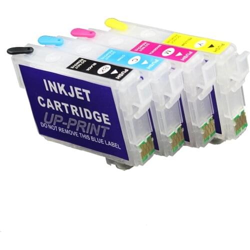 UP 1set IC69 IC4CL69 Refillable ink cartridge compatible For Epson PX-405A PX-045A PX-435A PX-535F PX-105 printer