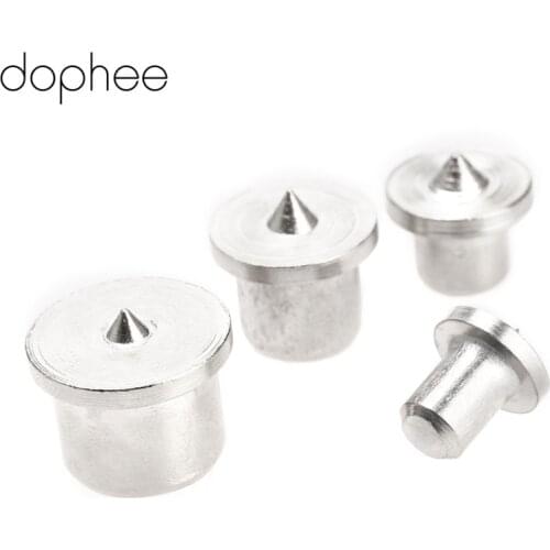 Dophee 4pcs Dowel Joint Alignment Tool Dowel Tenon Centre Point Pin Set 6/8/10/12mm Dowel Center Transfer Plugs Woodworking Tool