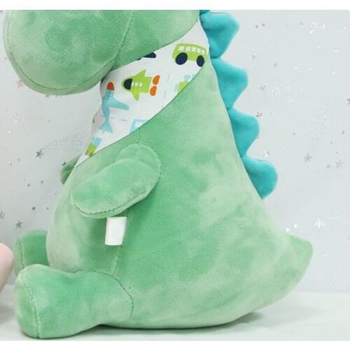 25cm Dinosaur Toy Plush Stuffed Doll Soft PP Cotton Cartoon Pendant Novelty Couch Decor Cute Throw Pillow for Loneliness