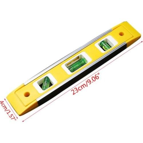 Torpedo Level Leveling Tool With Magnetic Shock Resistant Aluminum Alloy Leveler Q22B