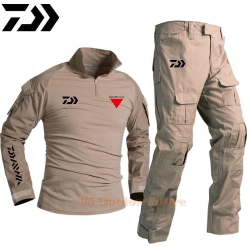Daiwa Suit For Fishing Pants Outdoor Camping Hiking Sport Wear Fishing Clothes Men Trousers Camouflage Jackets Fishing Shirt