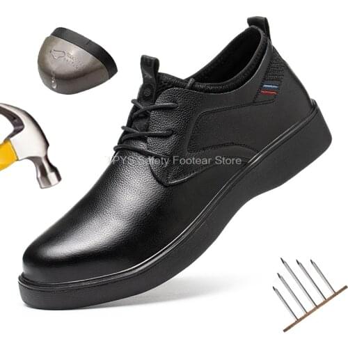 Male Work Safety Shoes Indestructible Work Shoes Sneakers Men Waterproof Protective Shoes Puncture-Proof Security Footwear