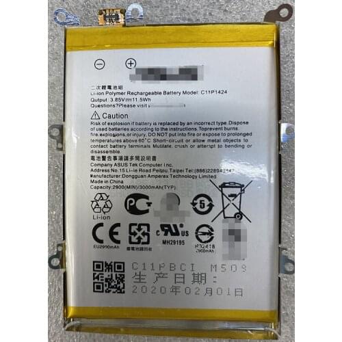 HST New Battery 3000mAh C11P1424 Battery For Asus ZenFone 2 Z008D ZE551ML ZE550ML Z00AD ZenFone2 5.5inch Batteries