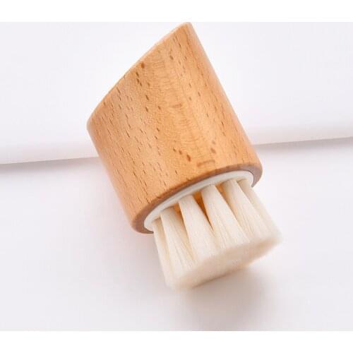 SAIANTTH Single beech cleansing face washing clean brush manual makeup tools makeup facial cleanning Multi-beam ultra-fine nylon