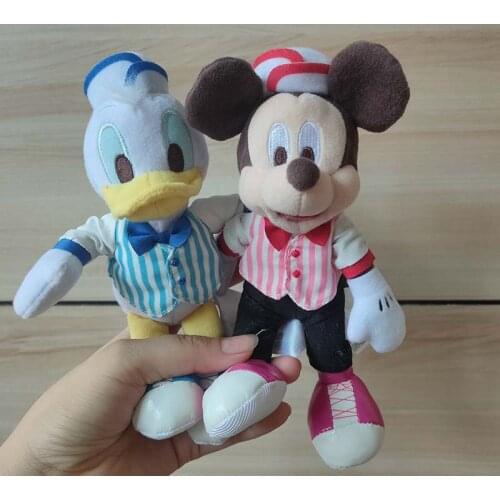 Authentic Disney Store Doll Keychain Bag Plush Toy Donald Duck Mickey Mouse