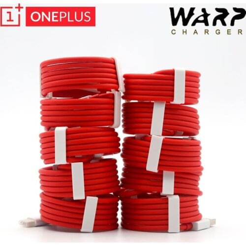 Original 6A Warp Charger Cable 1/1 5/2M USB Dash Fast Charging Data Cable for Oneplus 3T 5T 5T 6T 7T 7 Pro