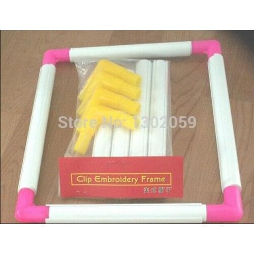 A Full Set Embroidery Cross Stitch Handheld Plastic Frame----Stretch Cross Stitch Fabric Frame---Fast Shipping