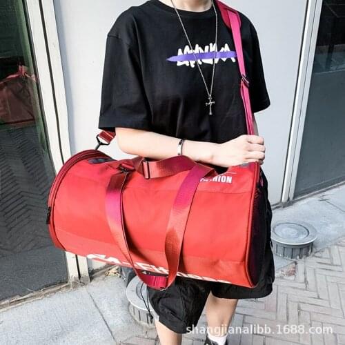 Sports fitness bag large capacity one shoulder travel bag portable Yoga Bag short distance travel bag