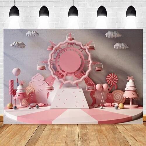 Yeele Baby Party Banner Cloud Photography Backdrops Photozone Backgrounds Newborn Photo Shoot Props For Photo Session Photophone