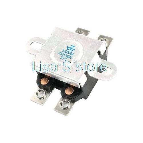70C 85C 95C NC 4 Pin Solder KSD304 Temperature Control Switch Thermostat 40A 250VAC