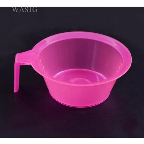 1 Pcs Pink Hairdressing Hair Color Mixing Bowls Hair Color Dye Tint Cup DIY Color Hairs Styling Tools