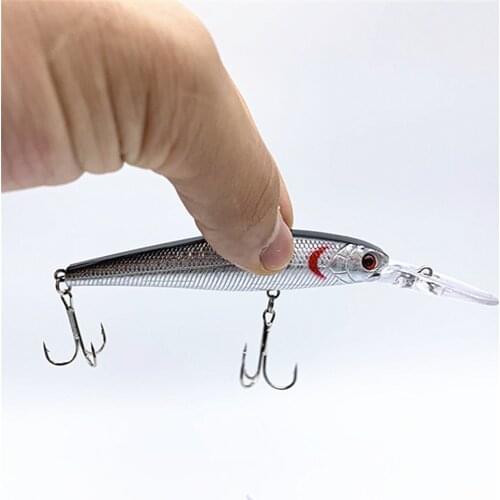 1PCS Trolling Minnow Fishing Lures 125mm/14g Floating Bionic Fish Wobblers for Pike SwimBait Three Hook Trout Tackle Hard Bait