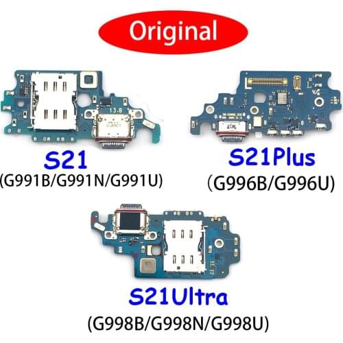 5Pcs, Original USB Charging Port Dock Connector Board Flex For Samsung S21 Plus Ultra G991U G991B G991N G996B G998U G998B G998N