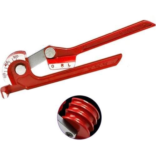 Adeeing 3in1 Tubing Pipe Bender 1/4in 5/16in 3/8in Tube Manual Pipe Bender Three-Slot Design Copper Steel Brake Line Pipe Bender