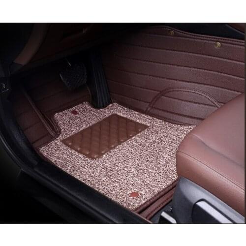 Myfmat car floor mats leather pad for Peugeot 301 2008 308 408 508 3008 RCZ 208 4008 308S Caddy Combi VR6 multivan Golf GTI CC