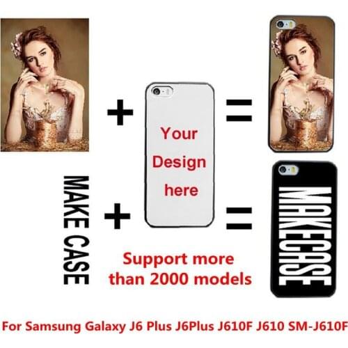 DIY Personalized custom photo name Customize printing your design cover case for Samsung Galaxy J6 Plus J6Plus J610F J610