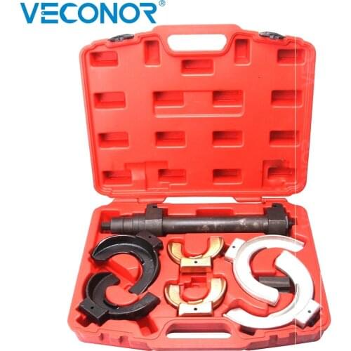 Interchangable Monoblock Forks Strut Coil Spring Compressor Extractor Tool Set For Modern Macpherson Suspension