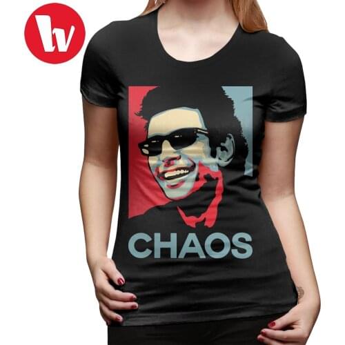 Jurassic Park T-Shirt Ian Malcolm Chaos T Shirt O Neck Simple Women tshirt Oversize Purple Printed 100 Cotton Ladies Tee Shirt