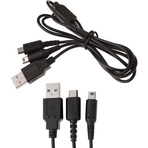 1.2m USB Data Charging Cable Charger Wire Cord for Nintendo NDSI 3DS NDSL Used In Computer Mobile Phone Charging Device with USB