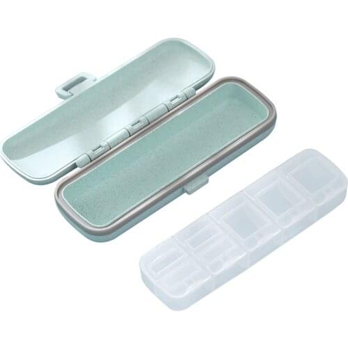 Joylife Portable Travel Pill Box Medicine Box Weekly Drug Tablet Storage Holder Pill Case Double-Layer Container
