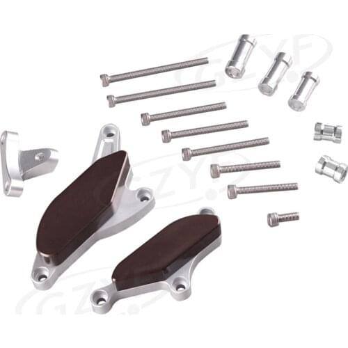 Motorbike Engine Cover Frame Slider For Kawasaki ZX-10R ZX10R Left Right Side 2008 2009 2010 CNC Aluminum