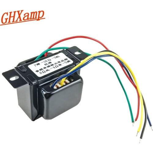 GHXAMP 5K Tube Amplifier Transformer EI57 Iron Core Single-ended Output Transformer For 6P1 6P14 6P6 Valve Amplifier 5W 1PC