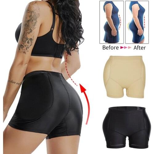 Summer Pants Women Padded Butt Hip Enhancer Panties Shaper Women Underwear Sexy Black White