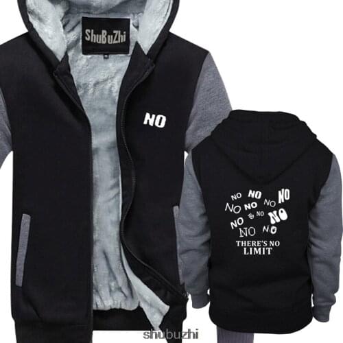 THERES NO LIMIT MENS hoodie MUSIC SONG 2 LIMITS UNLIMITED NO NO TECHNO CLUBBING pullover thick Tops warm coat sbz3388