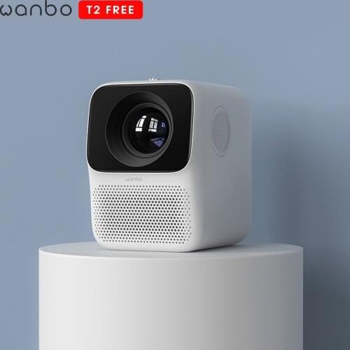 Global Version Wanbo T2 Free LCD Projector LED Support 1080P Vertical keystone correction Portable Mini Home Theater Projector