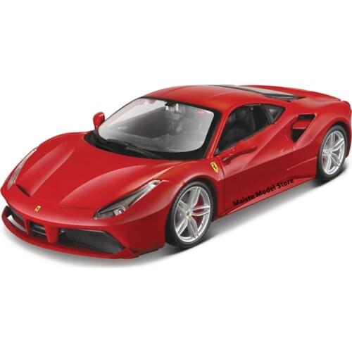 Maisto 1:24 Ferrari 488 GTB Assemble Model kits Assembly line die-cast precision model car Model collection gift