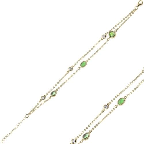 Silver 925 Sterling Zircon Cubic Zirconia 2 Must Bracelet