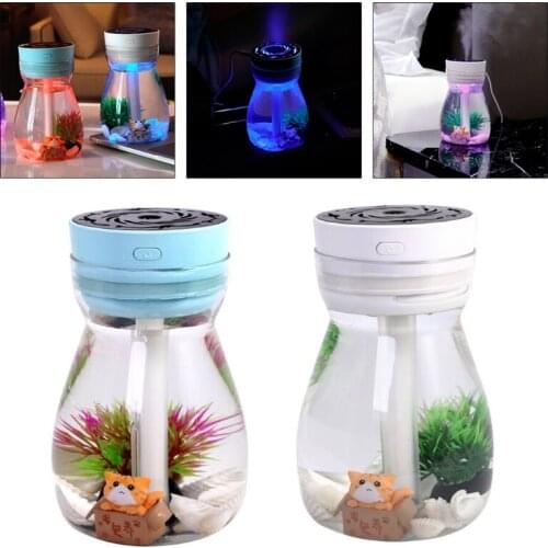 Cute Wishing Bottle Smart Air Humidifier USB Mist Maker Beauty Replenishing