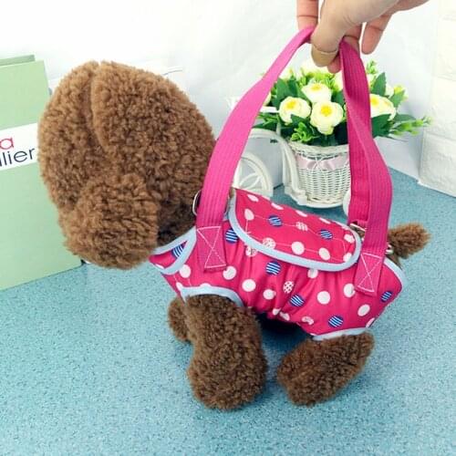 3 in 1 Pet Dog Shoulder Bag Straddle Packs Portable Four-legged Puppy Hand Bag Outdoor Vest Traction Rope for Yorkshire Terrier