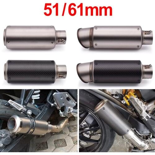 Universal motorcycle pipe exhaust motocross Exhaust Pipe Muffler with DB killer For Suzuki RGV250 GT250 RMZ450 DRZ400SM DR250