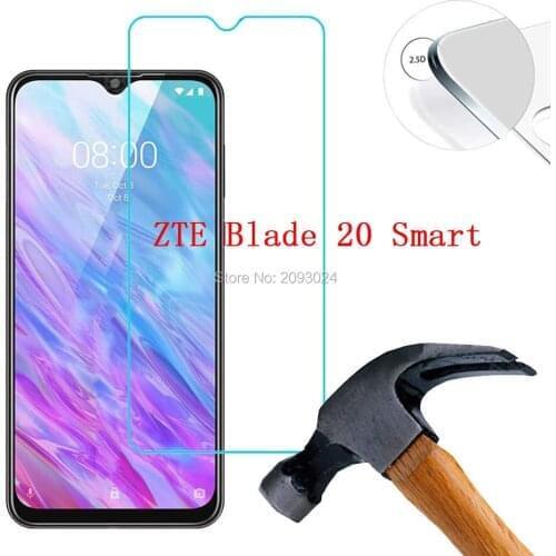 5PCS For ZTE Blade 20 smart Tempered Glass Protective High Quality FOR ZTE Blade 20smart Screen Protector Glass Film Cover Guard
