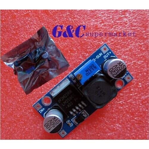 1 brand new LM2596 DC-DC adjustable power step-down module diy electronics accessories compatible board