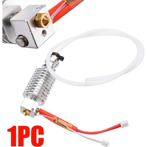 Mayitr 1PC V5 J-head Hot End Print Hotend 0.4mm / 1.75mm For Anycubic I3 Mega 3D Printer Extruder Part Silver