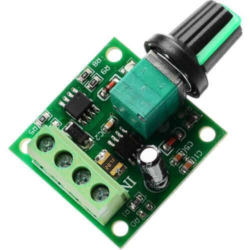 1pc DC 1.8V 3V 5V 6V 12V 2A PWM Motor Speed Controller Low Voltage Motor Speed Controller PWM Adjustable Drive Module