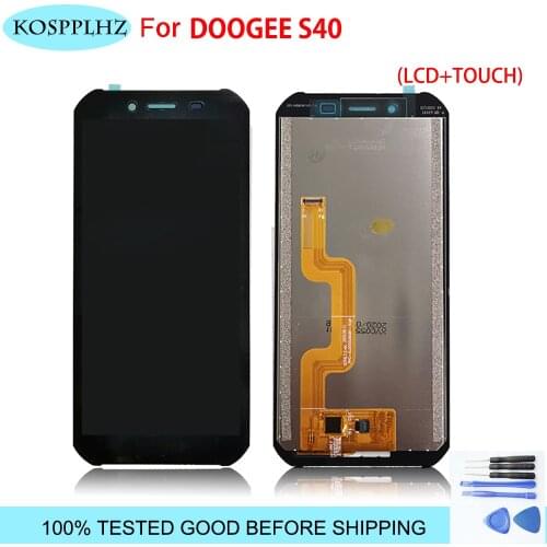 100% Tested New For DOOGEE S40 LCD Display+Touch Screen Digitizer Assembly 100% Original LCD+Touch for S40 Lite S40 PRO