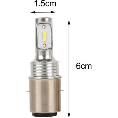 2Pcs H6 LED Headlights Yellow Light High Brightness 30W IP67 Waterproof Lamps for Car Exterior Accessories