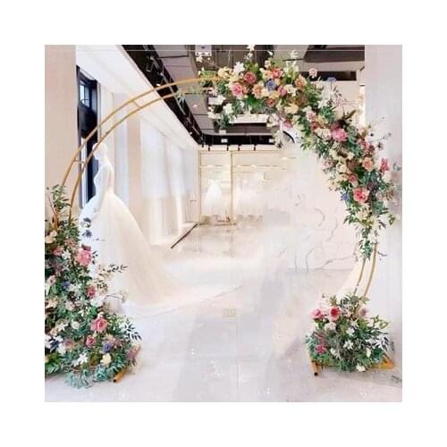 2021New Arch Door Wrought Iron Home Garden Party Christmas Decor Backdrop Stand Decoration Flower Balloons Arches Outdoor Weddin