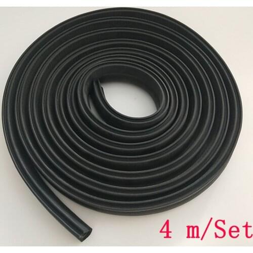 4M EPDM Car Sealing Strip Noise Insulation Rubber Seals Dust Anti-Collision Auto Mechanical Seal Trunk Engine Door Accessory