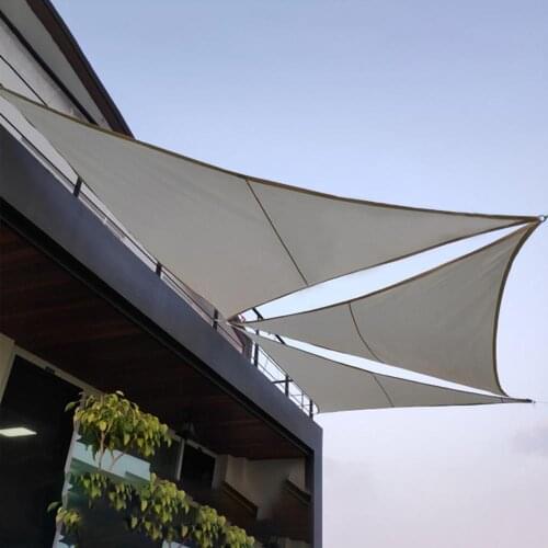 4MX4MX4M Triangles Sunshade Sail Polyester Waterproof Anti-uv Anwings Outdoor Courtyard Garden Swimming Pool Shading Net