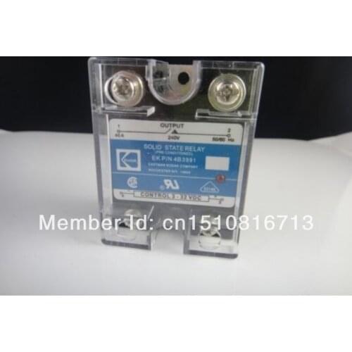 5PCS 40A SSR,input 3-32VDC output 240VAC single phase solid state relay