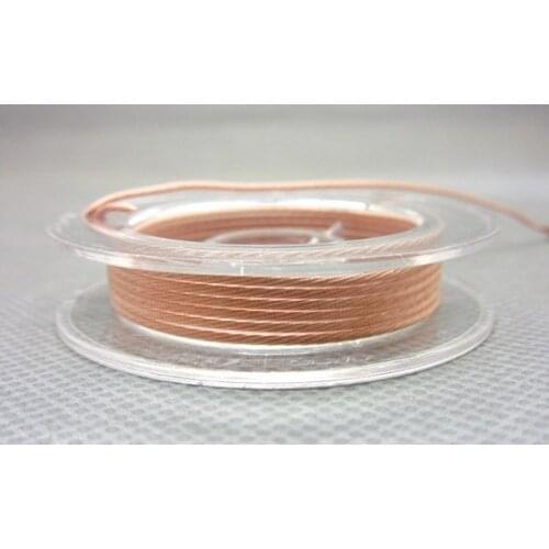 6N single crystal copper 49cores 1.0mm 10meters