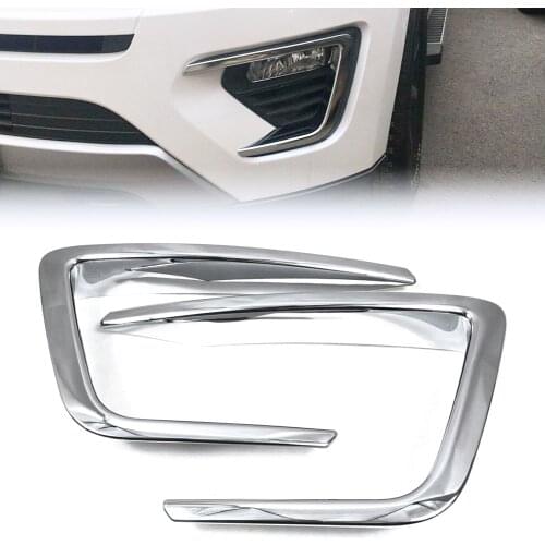 ABS Chrome Car Styling Accessories For Ford Expedition 2018 2019 2020 Front Fog Light Lamp Cover Decoration Sticker Trim