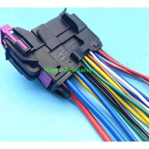 Free Shipping 20 Pin Male Door Connector Plug With Wire Harness Cable For Audi A4 A6L A3 A8 Q7 Q3 Q5 8E0 972 702 8E0 972 701